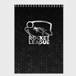 Скетчбук Rocket League - metal logo