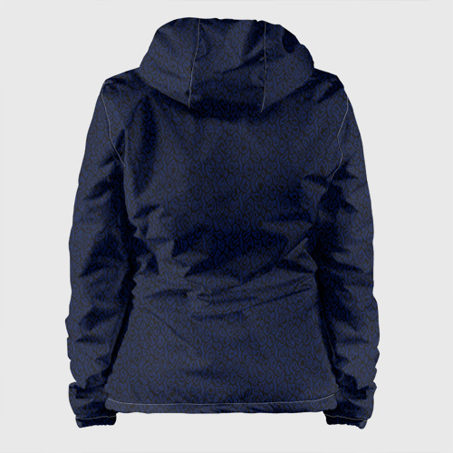 Женская куртка 3D Тёмно-синий ажурный, цвет черный - фото 2