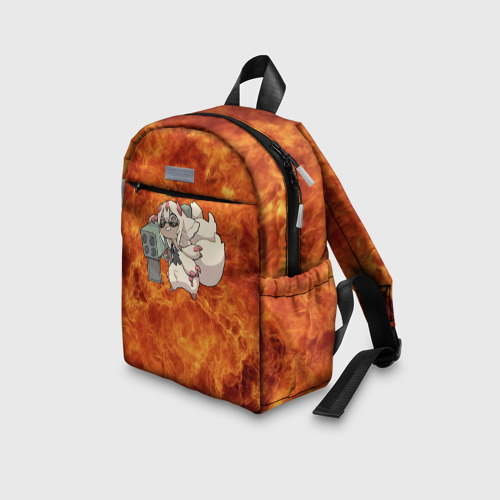 Детский рюкзак 3D с принтом Взрывоопасная Фапута, вид сбоку #3