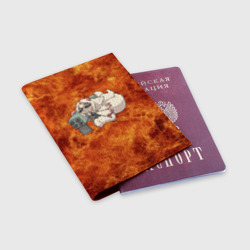 Обложка для паспорта матовая кожа Взрывоопасная Фапута - фото 2