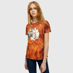 Женская футболка 3D Взрывоопасная Фапута - фото 2