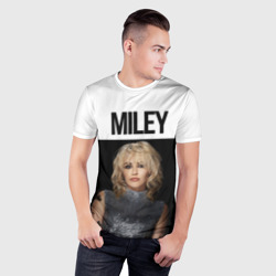 Мужская футболка 3D Slim Miley Cyrus - фото 2