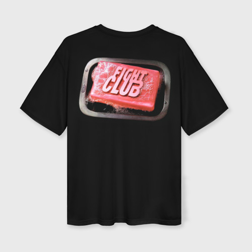 Женская футболка oversize 3D Fight club - бойцовский клуб , цвет 3D печать - фото 2