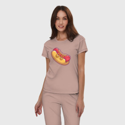 Женская пижама хлопок Hot dog - фото 2