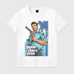 Мужская футболка хлопок GTA - Томми Версетти