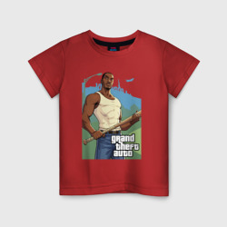 Детская футболка хлопок GTA - Карл Джонсон