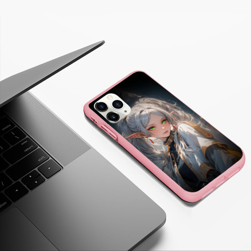 Чехол для iPhone 11 Pro Max матовый с принтом Аниме Фрирен провожающая в последний путь, фото #5