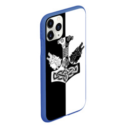 Чехол для iPhone 11 Pro Max матовый Волки и молот Тора - фото 2
