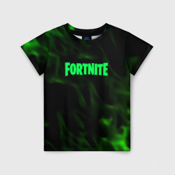 Fortnite языки пламени зелёный – Детская футболка 3D с принтом купить со скидкой в -33%