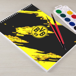 Альбом для рисования Боруссия Дортмунд желтый спорт - фото 2