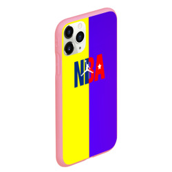 Чехол для iPhone 11 Pro Max матовый NBA sport полосы - фото 2