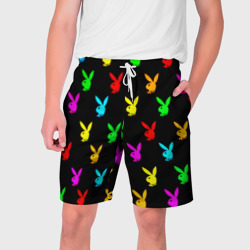 Мужские шорты 3D Playboy pattern неон