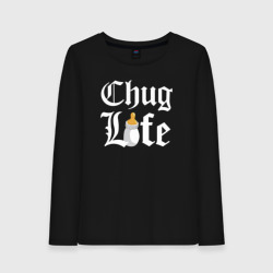 Женский лонгслив хлопок Thug life milk