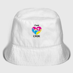 Мужская панама хлопок i love cmyk