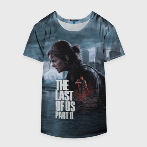 Накидка на куртку 3D Элли и Эбби tlou part 2 remake, цвет 3D печать - фото 4