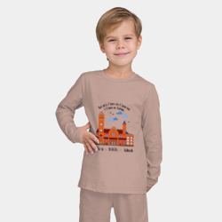 Детская пижама с лонгсливом хлопок Беларусь Минск Чырвоны  кастёл - фото 2