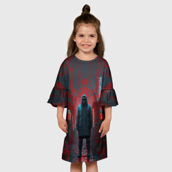Детское платье 3D Преследователь из подворотни  - фото 2