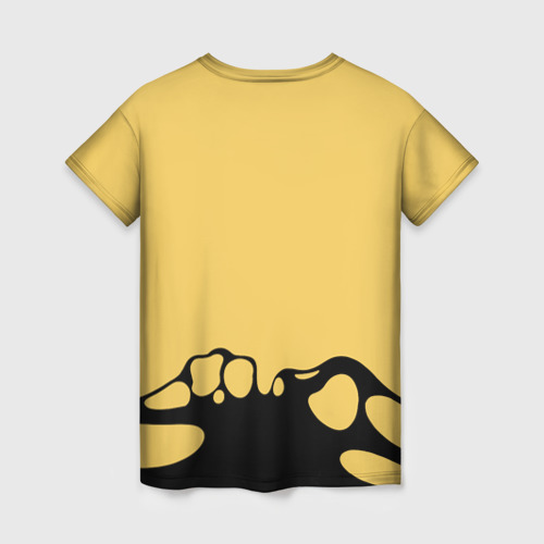 Женская футболка 3D с принтом Цифровой цирк Помни глаза, вид сзади #1