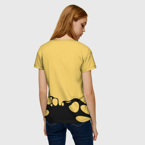 Женская футболка 3D с принтом Цифровой цирк Помни глаза, вид сзади #2