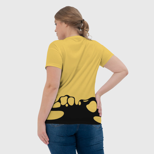 Женская футболка 3D с принтом Цифровой цирк Помни глаза, вид сзади #2