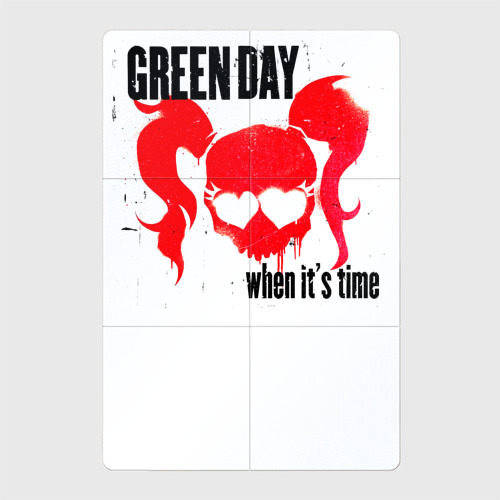 Магнитный плакат 2Х3 Green Day when it's time