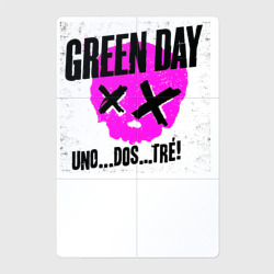 Магнитный плакат 2Х3 Green Day uno dos tre