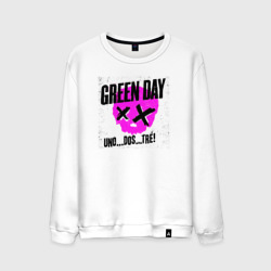 Мужской свитшот хлопок Green Day uno dos tre