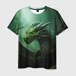 Лесной зеленый дракон символ  2024 – Футболка с принтом купить со скидкой в -26%