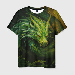 Лесной зеленый  дракон символ  2024 – Футболка с принтом купить со скидкой в -26%