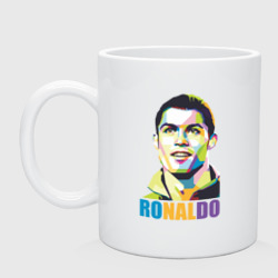 Кружка керамическая Smiling Ronaldo