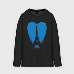 Мужской лонгслив oversize хлопок Blue Paris