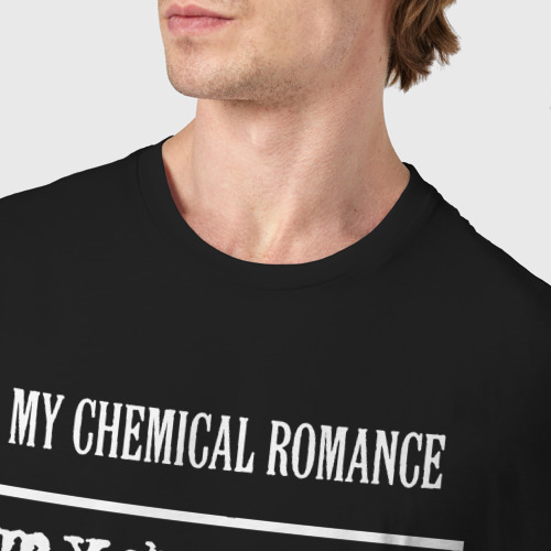 Мужская футболка хлопок My Chemical Romance rock band, цвет черный - фото 6