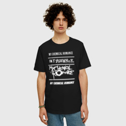 Мужская футболка хлопок Oversize My Chemical Romance rock band - фото 2