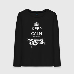 Женский лонгслив хлопок My Chemical Romance keep calm