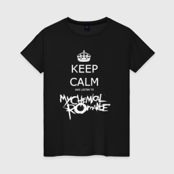 Женская футболка хлопок My Chemical Romance keep calm