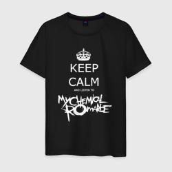 My Chemical Romance keep calm – Мужская футболка хлопок с принтом купить со скидкой в -20%