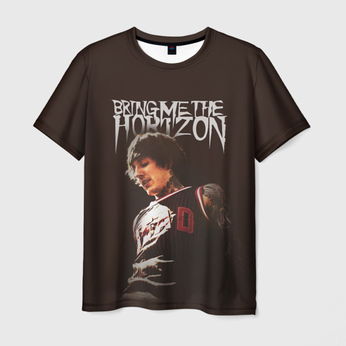 Мужская футболка 3D Oli Sykes - Bring Me the Horizon, цвет 3D печать