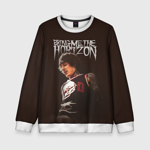 Детский свитшот 3D Oli Sykes - Bring Me the Horizon, цвет 3D печать