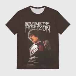 Мужская футболка 3D Oli Sykes - Bring Me the Horizon