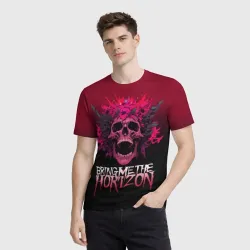 Мужская футболка 3D Bring Me the Horizon - rock band - фото 2