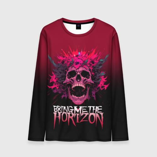 Мужской лонгслив 3D Bring Me the Horizon - rock band, цвет 3D печать