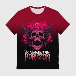 Мужская футболка 3D Bring Me the Horizon - rock band