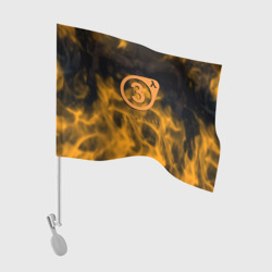 Флаг для автомобиля Half life orange flame valve