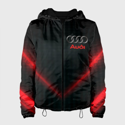 Женская куртка 3D Audi stripes neon