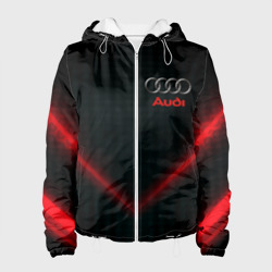 Женская куртка 3D Audi stripes neon