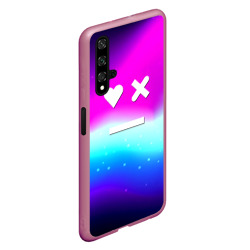 Чехол для Honor 20 Love death robots neon gradient serial - фото 2