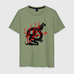 Tokyo dragon – Мужская футболка хлопок с принтом купить со скидкой в -20%