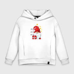 Детское худи Oversize хлопок Милый гном с подарком