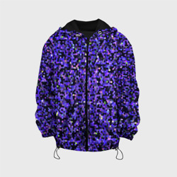 Детская куртка 3D Фиолетовая мозаика