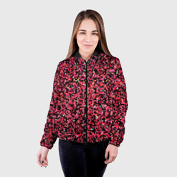 Женская куртка 3D Мелкая мозаика розовый - фото 2